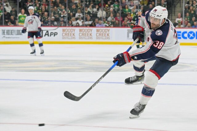 NHL: Columbus Blue Jackets v Minnesote Wild