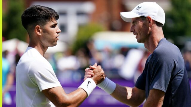 Carlos Alcaraz sa v súčasnosti v súčasnosti zhoduje s dokumentom Carlos Alcaraz sa v súčasnosti v súčasnosti zhoduje s dokumentom Andy Murray