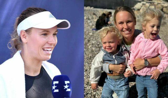 Caroline Wozniacki si pripomína dieťa Jamesa, ktorý sa premieňa 3; Wozniackiho príbeh Instagramu