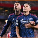 Leandro Trossard v akcii pre Arsenal