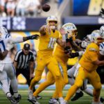 Chargers šliapal vedúci rush Jonathan Taylor v strate Colts