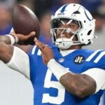 Colts 'Richardson udržiava orbitálnu trhlinu pri zariadeniach