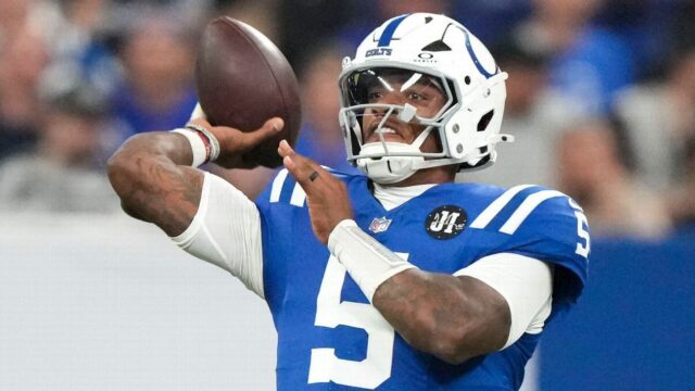 Colts 'Richardson udržiava orbitálnu trhlinu pri zariadeniach 

