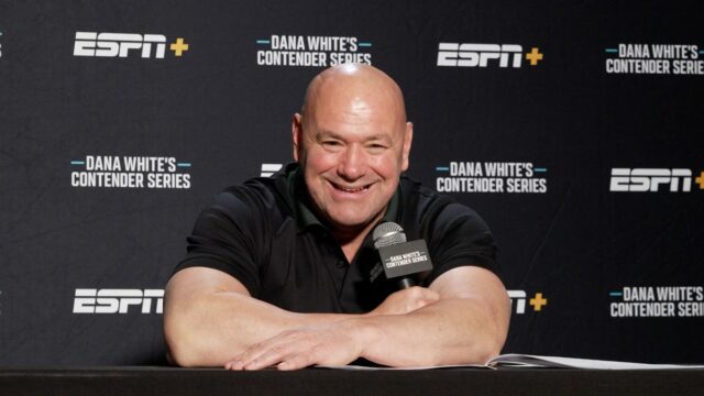 Dana White chváli ESPN na dverách 

