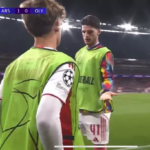 Declan Rice a Max Dowman Humory Arsenal Minute detekovaný v aréne Emirates