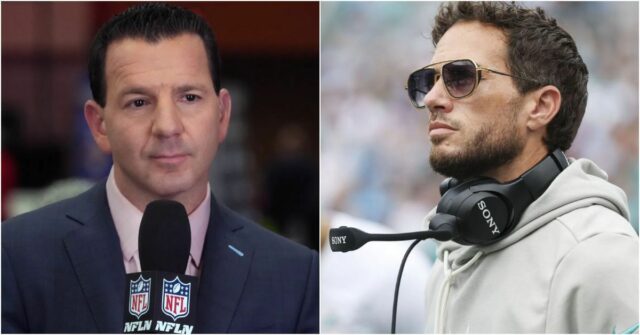 Dolphins HC dostáva zlé správy, keď NFL Insider Ian Rapoport logo pochodového šialenstva