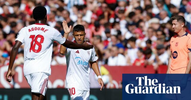 Európsky futbal: Alexis Sánchez z Sevilly predstavuje mlátenie Barcelony | Futbalový klub Európskeho klubu 


