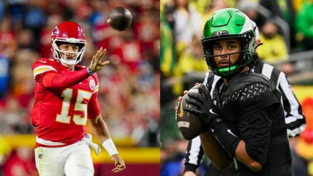 Expert CFB robí výrazný kontrast pre Danteho Moora pred Oregonom logo pochodového šialenstva