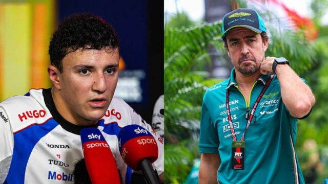 Fernando Alonso sa prelomí späť na Isack Hadjar s pikantnou reakciou, ktorá dodržiava legendu o singapurskom praktickom praktizujú 

