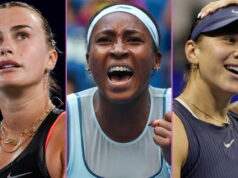 Gauff bands Anisimova, Sabatek, Swiatek v obrane Gauff bands Anisimova, Sabatek, Swiatek v obrane