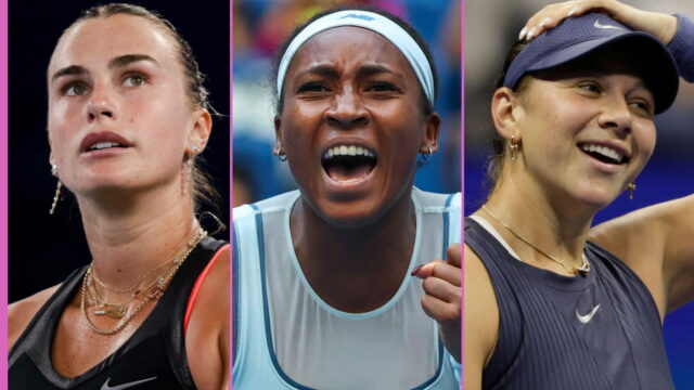 Gauff bands Anisimova, Sabatek, Swiatek v obrane Gauff bands Anisimova, Sabatek, Swiatek v obrane