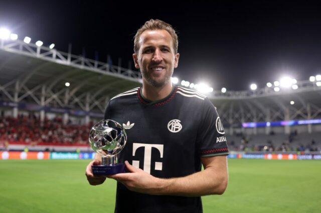 Harry Kane na výcvikovom kurze, aby zasiahla Bayern Mníchov v popredných 10 góloch v jednoducho 3. období 


