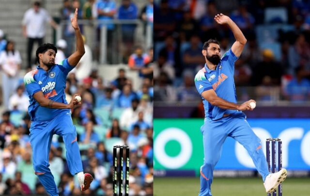 Harshit Rana vs Mohammad Shami Harshit Rana vs Mohammad Shami