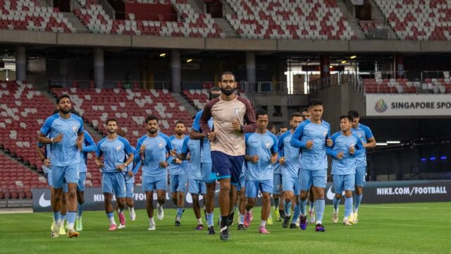 Informácie o živom vysielaní India vs Singapore: Ind V. SGP, kedy, kde si užiť AFC ázijský hrnček 2027? 

