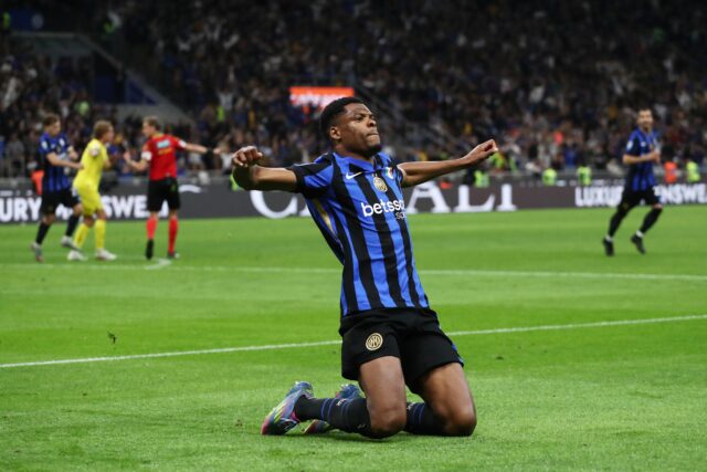 Inter Miláno Ace Dumfries robí UCL zaokrúhlený 2 ideálny XI 

