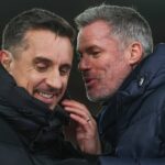 Odborníci Sky Sports Gary Neville a Jamie Carragher.