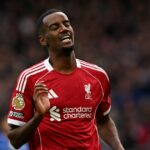 Alexander Isak v akcii pre Liverpool.