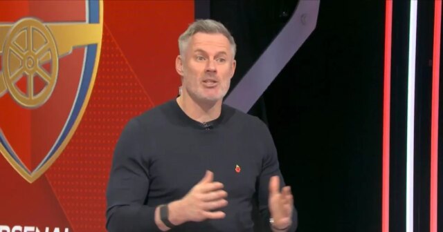 Jamie Carragher poskytuje čerstvú predpoveď titulu Toolbox ako varovanie Premier Jamie Carragher hovorí, že Arsenal je momentálne „zďaleka“ najlepším tímom v Premier League