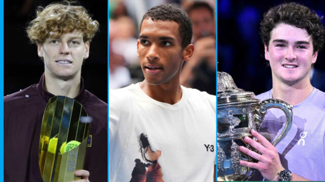 Jannik Sinner je aktívny v boji č. 1, Felix Auger-Aliassime Jannik Sinner je aktívny v boji č. 1, Felix Auger-Aliassime sa vracia na vedúcu desiatku, Joao Fosenca +18