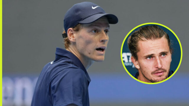 Jannik Sinner sa vypúšťa späť na pochybnú súdnu sadzbu Zverev & Federer. 

