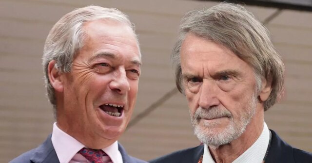 Jim Ratcliffe splniť Nigel Farage ako mužského spolumajiteľa obáv „tiež skvelé“ Keir Starmer 


