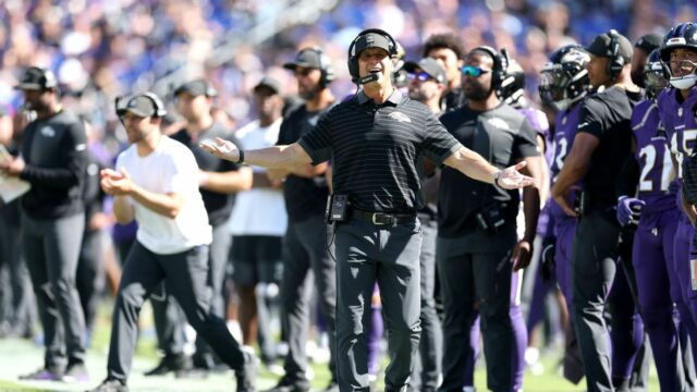 John Harbaugh tvrdí 

