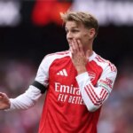 Martin Odegaard je pripravený vynechať najmenej sedem zápasov arzenálu zranením