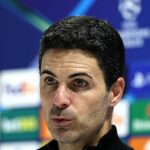 Mikel Arteta videl, ako jeho tím Arsenal zničil Atletico Madrid