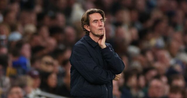 Manažér Tottenhamu Thomas Frank
