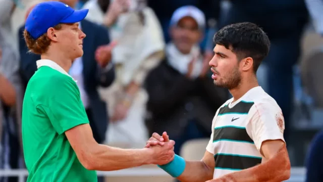 Where to watch Carlos Alcaraz vs. Jannik Sinner: Start time, TV channel, live stream for 2025 Six Kings Slam match image