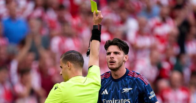Declan Rice už dostal dve žlté karty v Lige majstrov UEFA za Arsenal