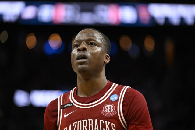 NCAA Basketbal: NCAA Tournament West Regional-Arkansas v Texas Tech