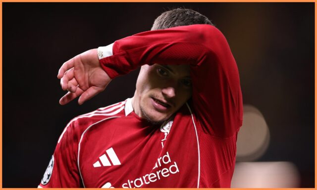Florian Wirtz v akcii za Liverpool