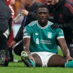 Liverpool's Konate sa stiahne z úlohy kvalifikácie kĺbov francúzskeho glóbusu kvôli zraneniu hornej nohy