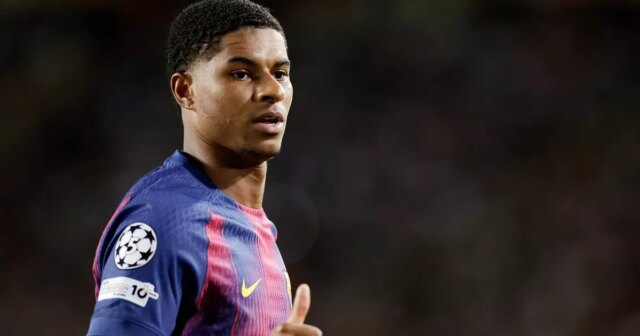 Marcus Rashford drží palec hore