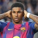 Marcus Rashford sa pozerá
