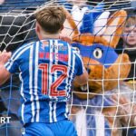 David Watson celebrates scoring against St Mirren