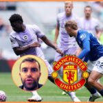 Carlos Baleba z Brightonu kontroluje predzápas na ihrisku