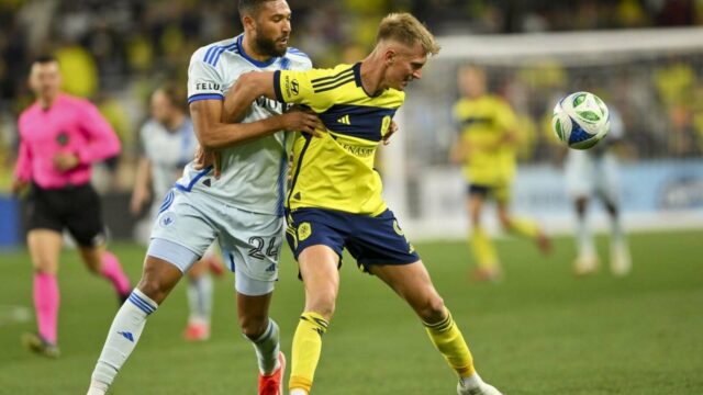 Nashville SC Trip Cena High Fight do obleku s CF Montreal 

