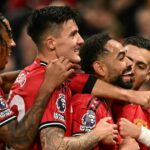 Bryan Mbeumo strelil tretí gól Manchestru United proti Brightonu