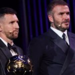 Lionel Messi a David Beckham