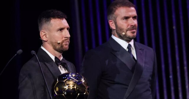 Obvinenie Lionela Messiho, že utrápených stúpencov MLS terapiou Davida Beckhama Lionel Messi a David Beckham