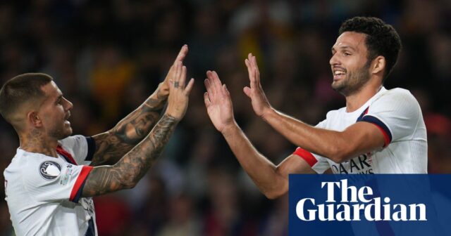 Paríž Saint-Germain Stun Barcelona s neskorým šampiónom Gonçalo Ramos | Champions Organizácia 


