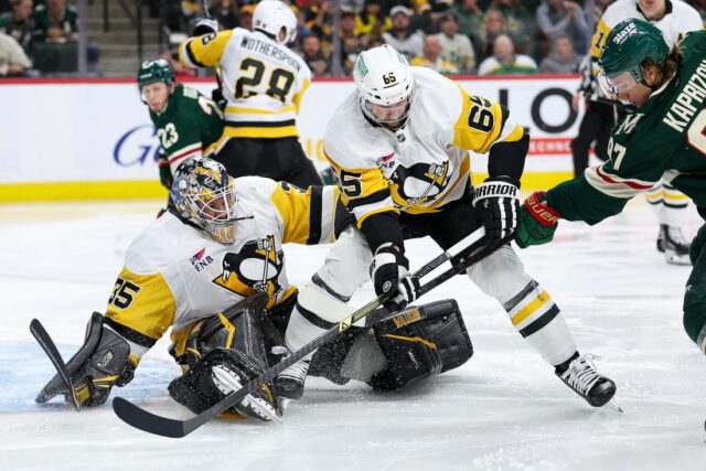 Penguins zhromaždili okolo Wild a predĺžili bodovú sériu NHL: Pittsburgh Penguins at Minnesota Wild