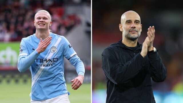 Pep Guardiola klesá tip, pokiaľ ide o Erling Haaland's Manchester City Future Amid. 

