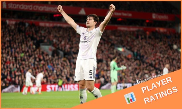 Poradie hráčov United vs Liverpool 

