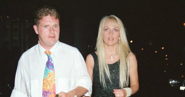 Futbalista Paul Gascoigne so svojou priateľkou Sheryl Kyle, máj 1993. (Foto: Dave Benett/Getty Images)
