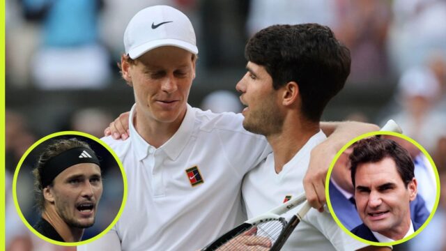 Prečo Carlos Alcaraz, koncept koncepcie Jannika Sinnera Sinnera od Federera a Zvereva je nesprávny 

