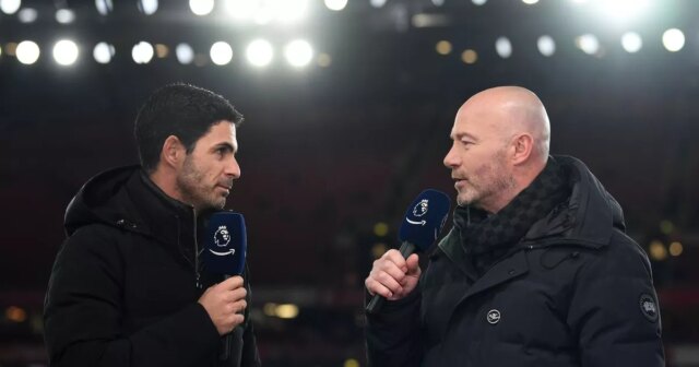 Alan Shearer a Mikel Arteta 