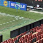 Čerstvý banner UEFA pokrývajúci Rayovho posolstva.